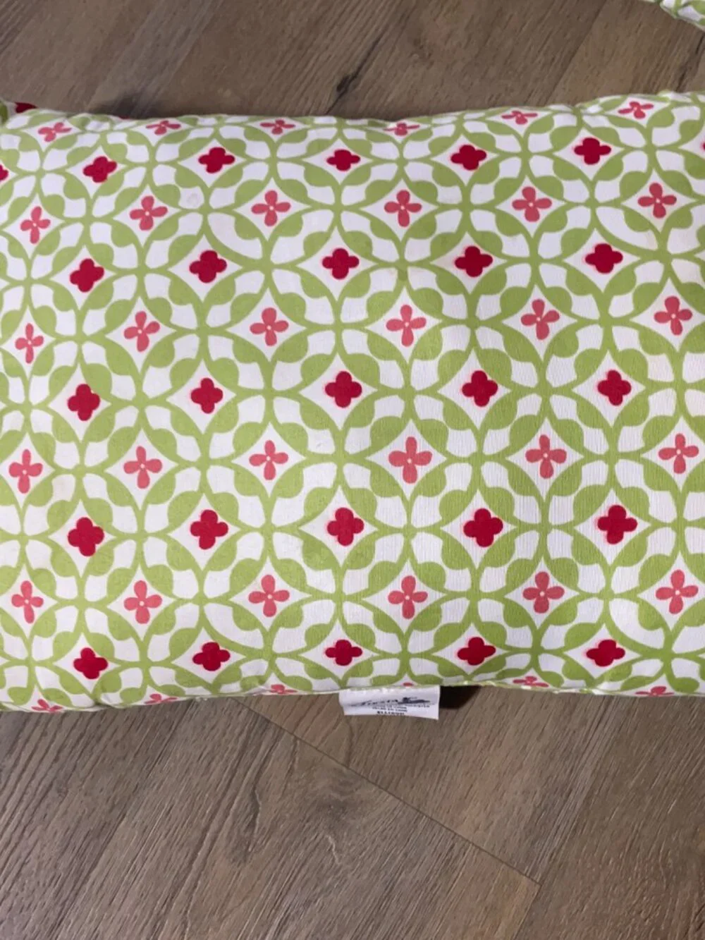Fiesta Red Green Floral Reversible Full Comforter 3 Pc Set 80